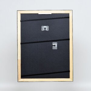 Effect Holzbilderrahmen Profil 40 Silber 9x13 cm Acrylglas