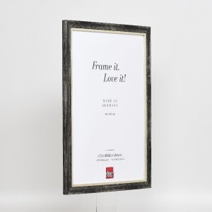 Effect Holz-Bilderrahmen Profil 40 Platin 9x13 cm Acrylglas