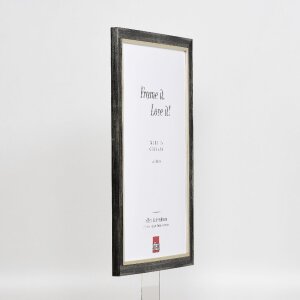 Effect Holz-Bilderrahmen Profil 40 Platin 9x13 cm Acrylglas