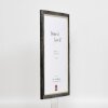 Effect Holz-Bilderrahmen Profil 40 Platin 9x13 cm Acrylglas