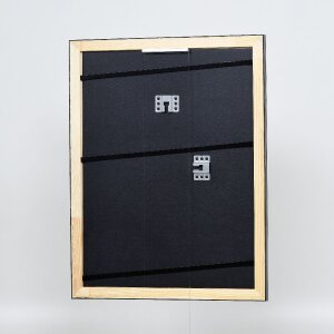 Effect Holz-Bilderrahmen Profil 40 Silber 10x10 cm Acrylglas