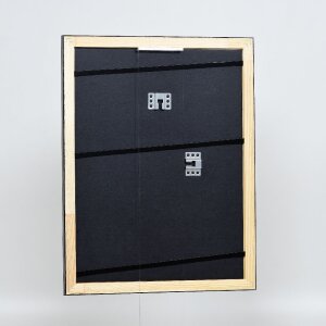 Effect Holz-Bilderrahmen Profil 40 Silber 10x10 cm Acrylglas