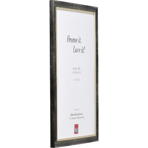 Effect Holz-Bilderrahmen Profil 40 Platin 60x80 cm Acrylglas