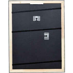 Effect Holz-Bilderrahmen Profil 40 Platin 60x90 cm Acrylglas