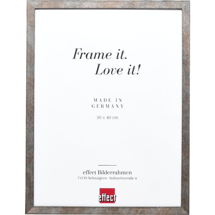 Effect Bilderrahmen Holzrahmen Holzprofil 42 Anthrazit 61x91,5 cm