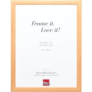 Effect Holz-Bilderrahmen Profil 43 natur 7x10 cm Kunstglas
