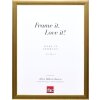 Effect Holzbilderrahmen Profil 43 gold 9x13 cm Kunstglas