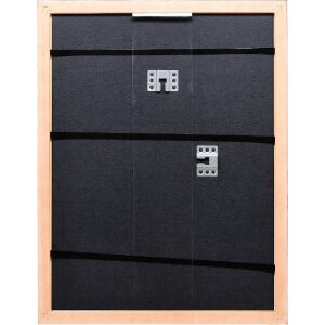 Ramă foto din lemn Profil 43 roșu 20x30 cm cu sticlă artificială