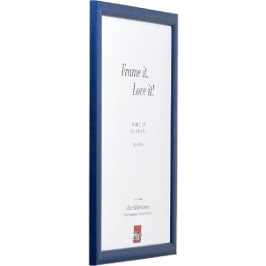 Râmă foto din lemn Profil 43 royalblau 20x30 cm, cu sticlă artistică