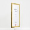 Effect Holz-Bilderrahmen Profil 43 gold 30x45 cm
