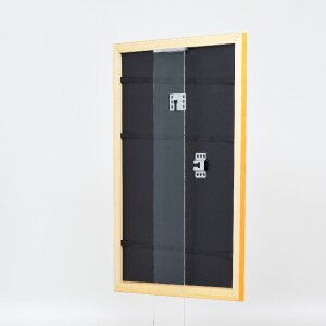 effect Holz-Bilderrahmen Profil 43 honig 30x45 cm Kunstglas