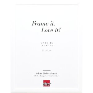 Rama foto din lemn Profil 43 albă lucioasă 59,4x84,1 cm...