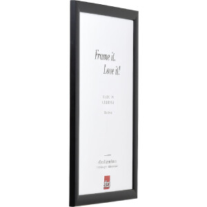 Effect Holz-Bilderrahmen Profil 43 Schwarz 70x70 cm mit Kunstglas