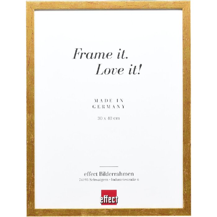 Rama foto din lemn Profil 51 antikgold 7x10 cm cu sticlă acrilică