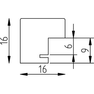 Ramă foto din lemn masiv Profil 51 antikgold 10x15 cm cu acrylglas