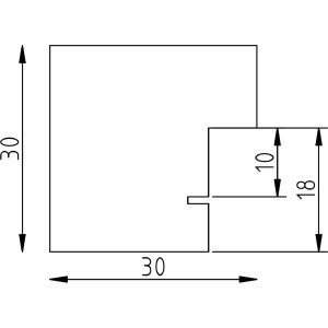 Effect Holz-Bilderrahmen Profil 52 dunkelbraun 60x90 cm Kunstglas