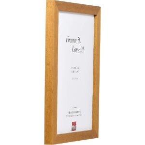 Effect Holz-Bilderrahmen Profil 52 eichefarben 70x70 cm Kunstglas