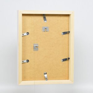 Effect Holz-Bilderrahmen Profil 55 weiß 59,4x84,1 cm Kunstglas