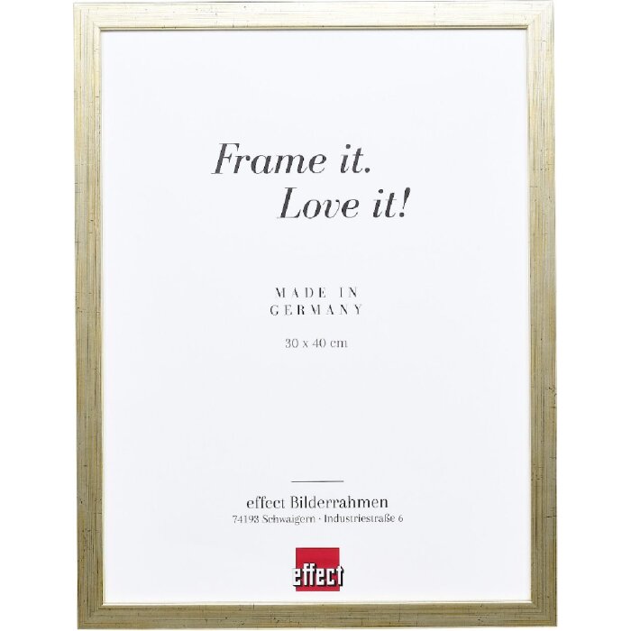 Effect 0582-4060-24 Holzrahmen Profil 58 antiksilber 40x60 cm Acrylglas