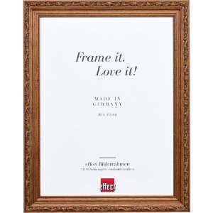 Effect Holzrahmen Profil 63 Barockstil braun 62x93 cm...