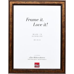 Effect Holzbilderrahmen Profil 64 braun 15x20 cm mit...