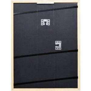 effect Bilderrahmen Holz Profil 66 Schwarz 40x50 cm mit Kunstglas