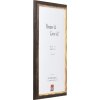Effect Holzrahmen Profil 67 dunkelbraun 24x30 cm Kunstglas