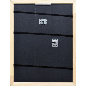 Răma foto din lemn masiv Profil 67 maro 70x100 cm cu sticlă artificială