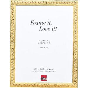 effect Holz-Bilderrahmen Profil 86 Barock 13x18 cm gold