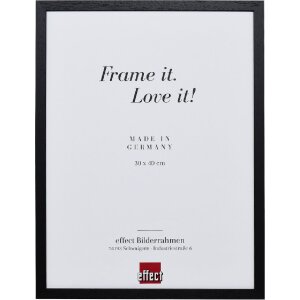 Effect Holzrahmen Profil 2330 schwarz 29,7x42 cm Kunstglas