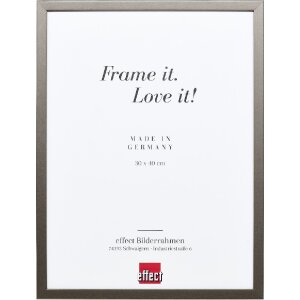 Effect Holzrahmen Profil Top S platin 23x70 cm Kunstglas