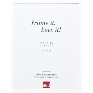 Rama foto Profil Top S albă 28x35 cm cu sticlă artificială