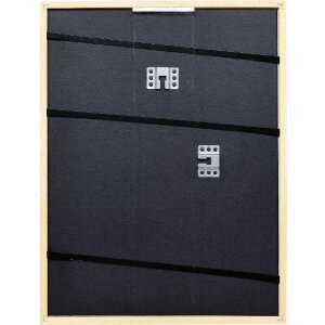 Rama foto din lemn masiv Profil Top S albă 40x40 cm cu sticlă artificială