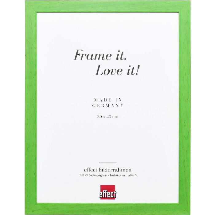 Rama foto din lemn masiv Effect Profil Top Pro, verde de mare, 20x28 cm, cu sticlă artistică