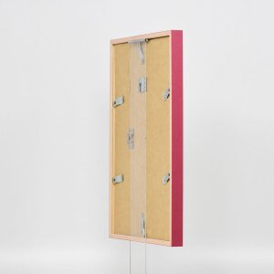 Effect Holzrahmen Profil 35 rot 50x65 cm Normalglas Abstandshalter