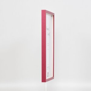 Effect Holzrahmen Profil 35 rot 50x65 cm Normalglas Abstandshalter