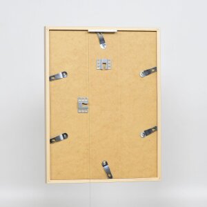 Effect Holzrahmen Profil 35 hellbraun 50x70 cm Normalglas Abstandshalter