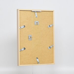 Effect Holzrahmen Profil 35 hellbraun 50x70 cm Normalglas Abstandshalter