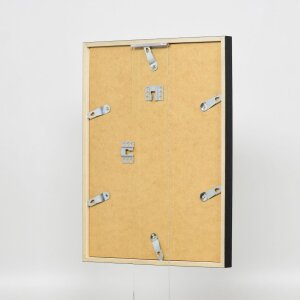 Effect Holzrahmen Profil 35 schwarz 50x70 cm Normalglas Abstandshalter