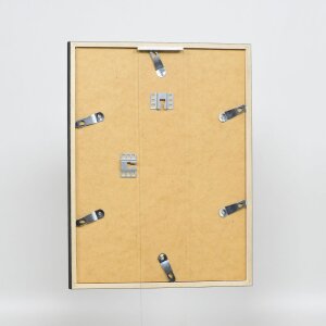 Effect Holzrahmen Profil 35 schwarz 50x70 cm Normalglas Abstandshalter