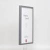Effect Holzrahmen Profil 35 anthrazit 50x70 cm Normalglas mit Abstandshalter