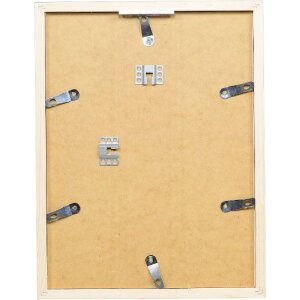 Ramă foto din lemn masiv nuc 50x100 cm cu sticlă transparentă