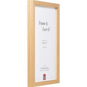 Rama foto din lemn masiv Profil 54 de fag 61x91,5 cm cu sticlă clară