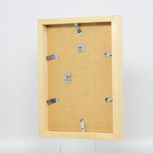 Effect Holz-Bilderrahmen Profil 55 natur 9x13 cm Normalglas Abstandsleiste