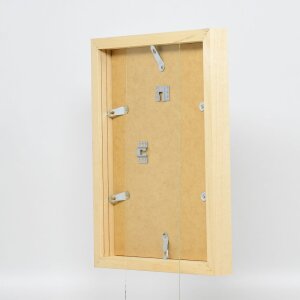 Effect Holz-Bilderrahmen Profil 55 natur 40x60 cm mit Normalglas und Abstandsleiste