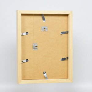 Effect Holz Bilderrahmen Profil 55 natur 70x70 cm Normalglas Abstandsleiste