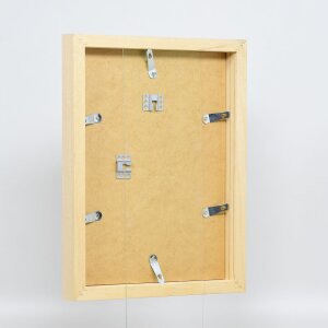 Effect Holz Bilderrahmen Profil 55 natur 70x70 cm Normalglas Abstandsleiste