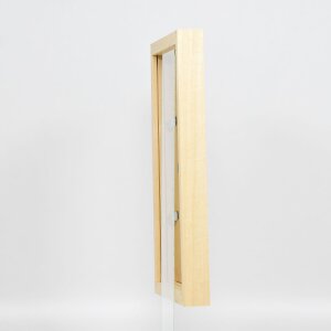 Effect Holz Bilderrahmen Profil 55 natur 70x70 cm Normalglas Abstandsleiste