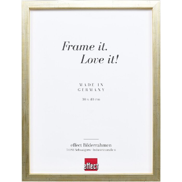 Rama foto din lemn Profil 58 antiksilber 18x24 cm cu sticlă clară și listă de distanță