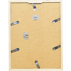 Ramă foto din lemn Profil 58 antic-silver 25x50 cm, cu sticlă transparentă și listă de separare